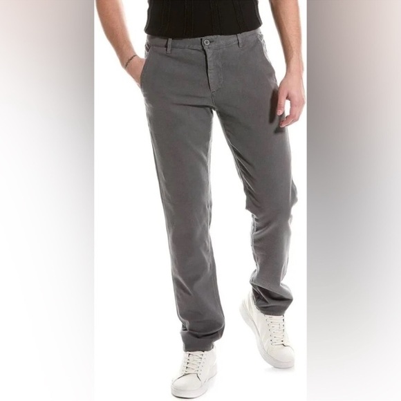 AG Gray Marshal Slim Chino Trousers 38W - Picture 1 of 9